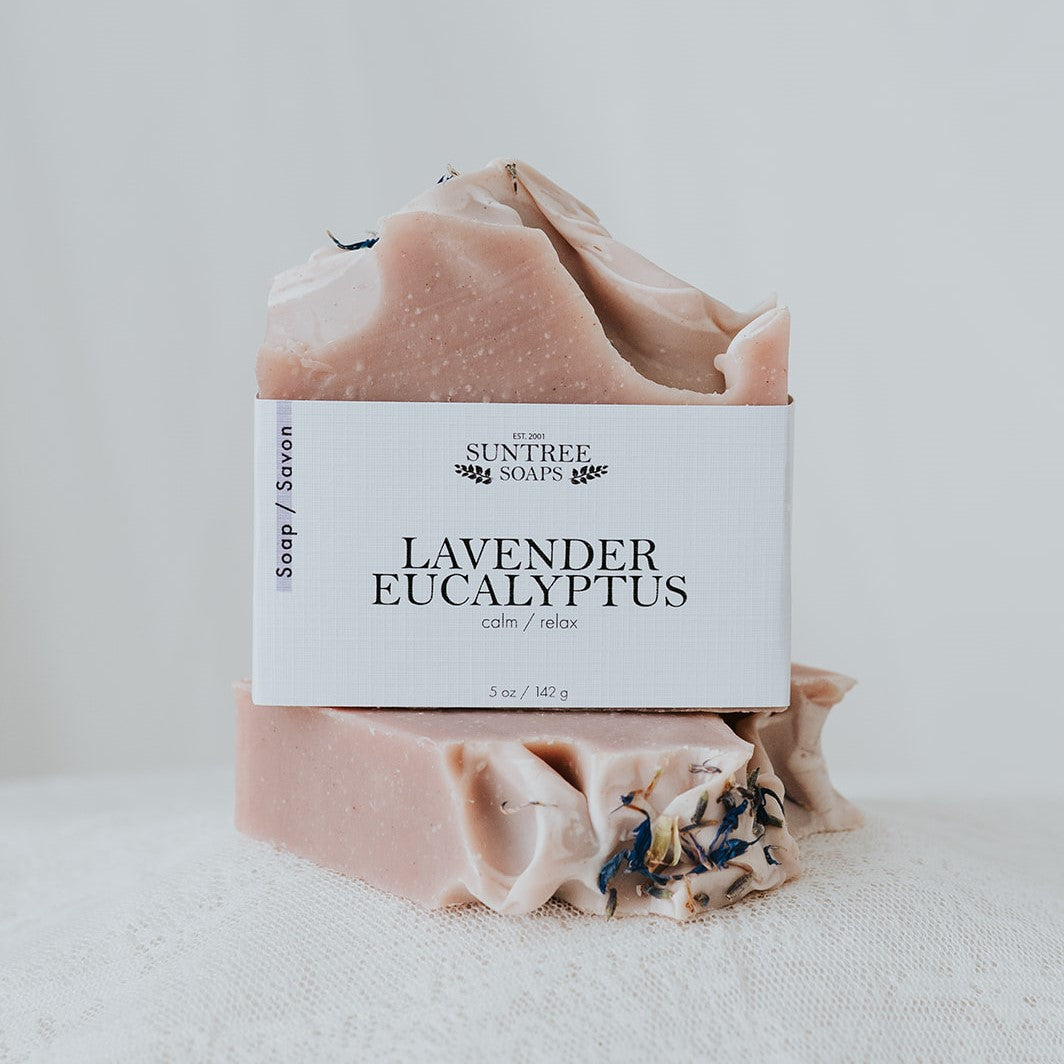 Lavender + Eucalyptus Bar Soap – Suntree Soaps